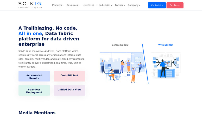 SCIKIQ Landing Page