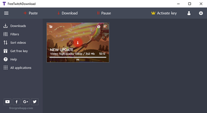 FreeGrabApp Twitch Downloader image