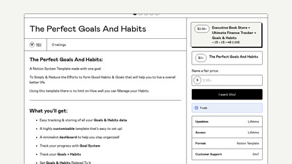 The Perfect Goals And Habits image