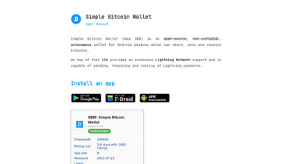 Bitcoin Simple Wallet image