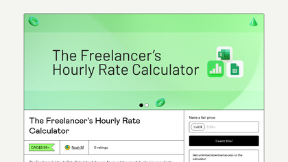 The Freelancer's Hourly Rate Calculator image