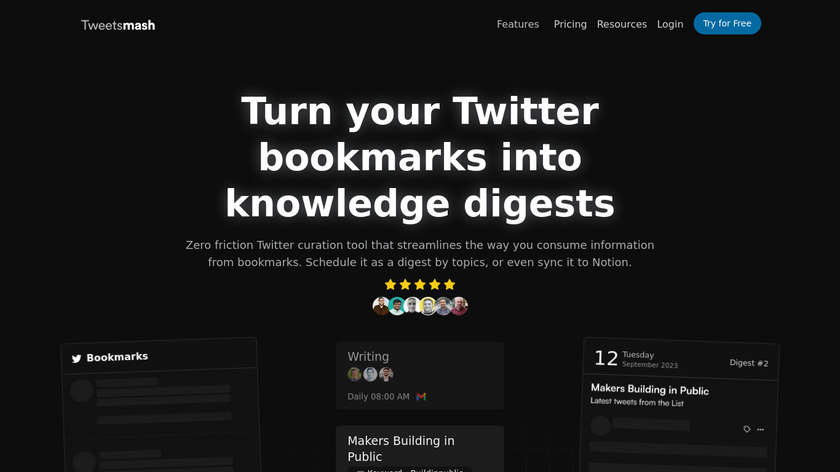 Tweetsmash Landing Page