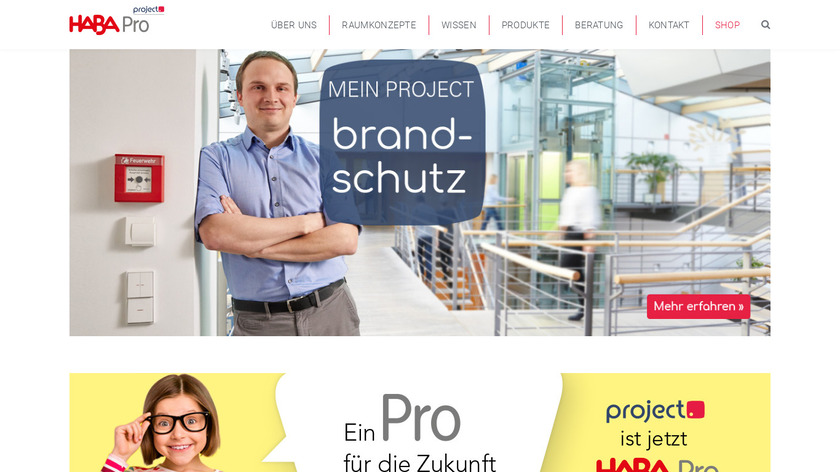 Project.de Landing Page