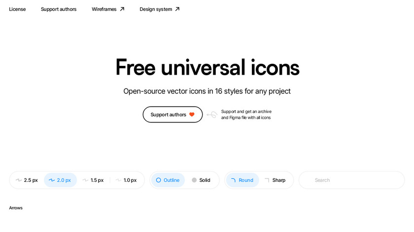 icons.download Landing Page