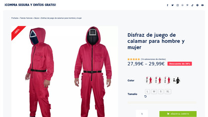 Disfraz juego del calamar image