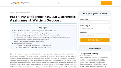 MakeMyAssignments.co.uk image