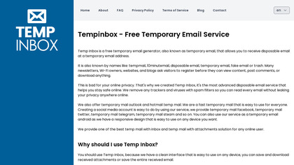 TempInbox.org image