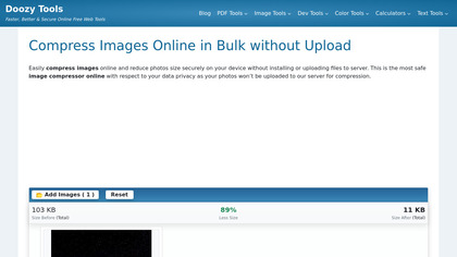DoozyTools Image Compressor image