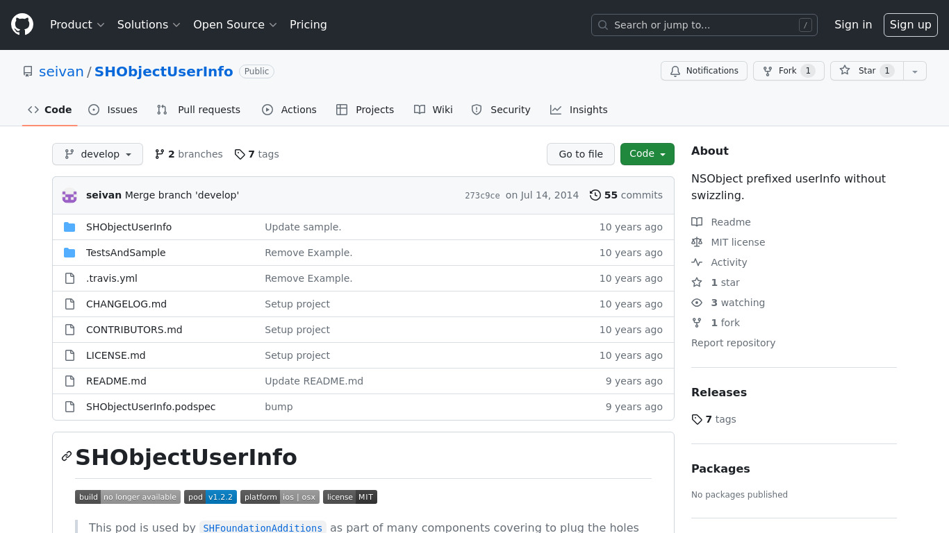 SHObjectUserInfo Alternatives Landing page