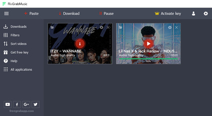 FreeGrabApp FlixGrab Music Downloader screenshot