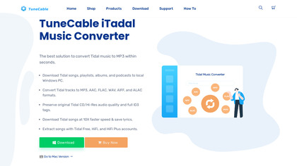TuneCable Tidal Music Converter image