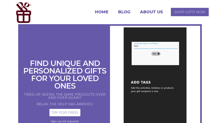 Give the Perfect Gift Landing Page