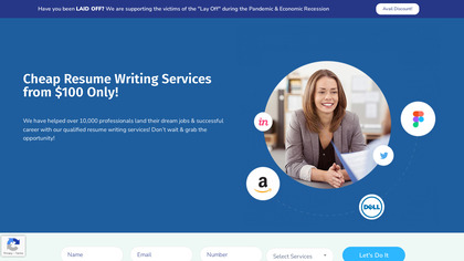 100 $ Resume image