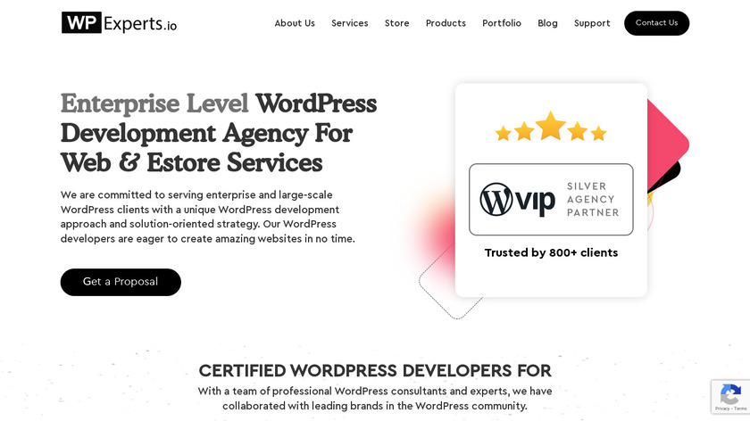 WPExperts.io Landing Page