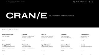 CRAN/E image