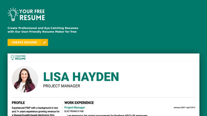 Your Free Resume image