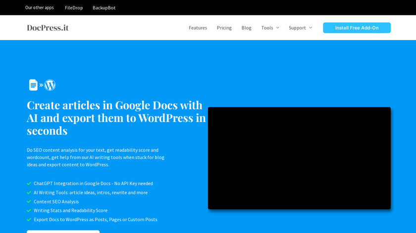 DocPress.it Landing Page