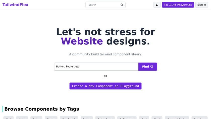 TailwindFlex Landing Page