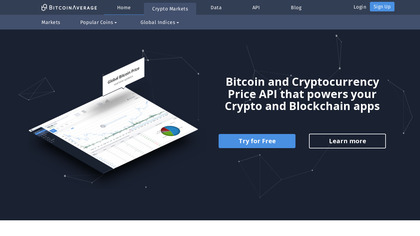 BitcoinAverage Cryptocurrency API image