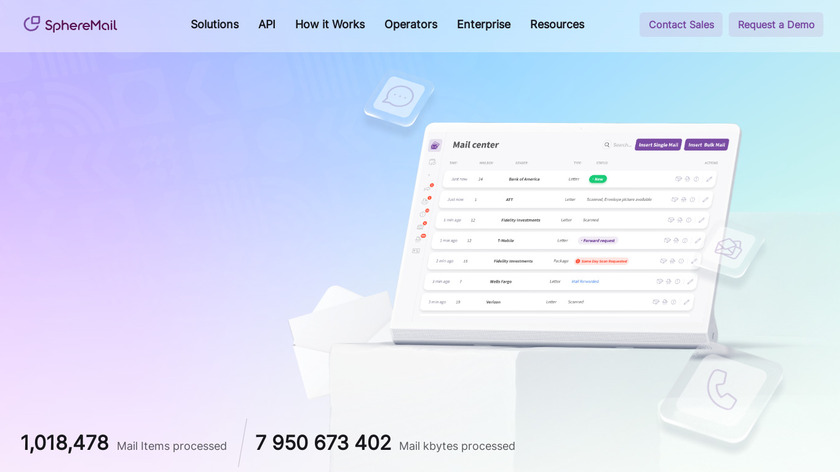 SphereMail Landing Page