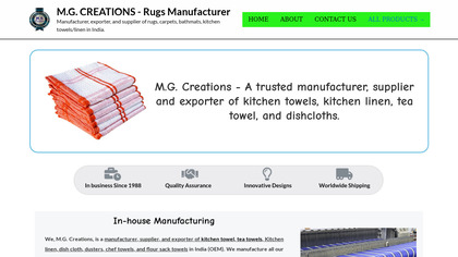 Kitchen towel and linen manufacturer image