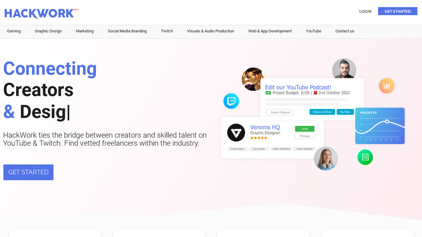 HackWork.net Landing Page