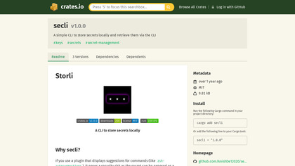 Secli screenshot