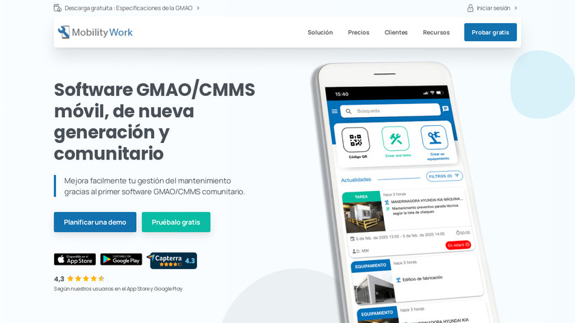 Mobility Work Landing Page