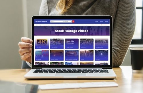 The Stock Footage Club Landing page