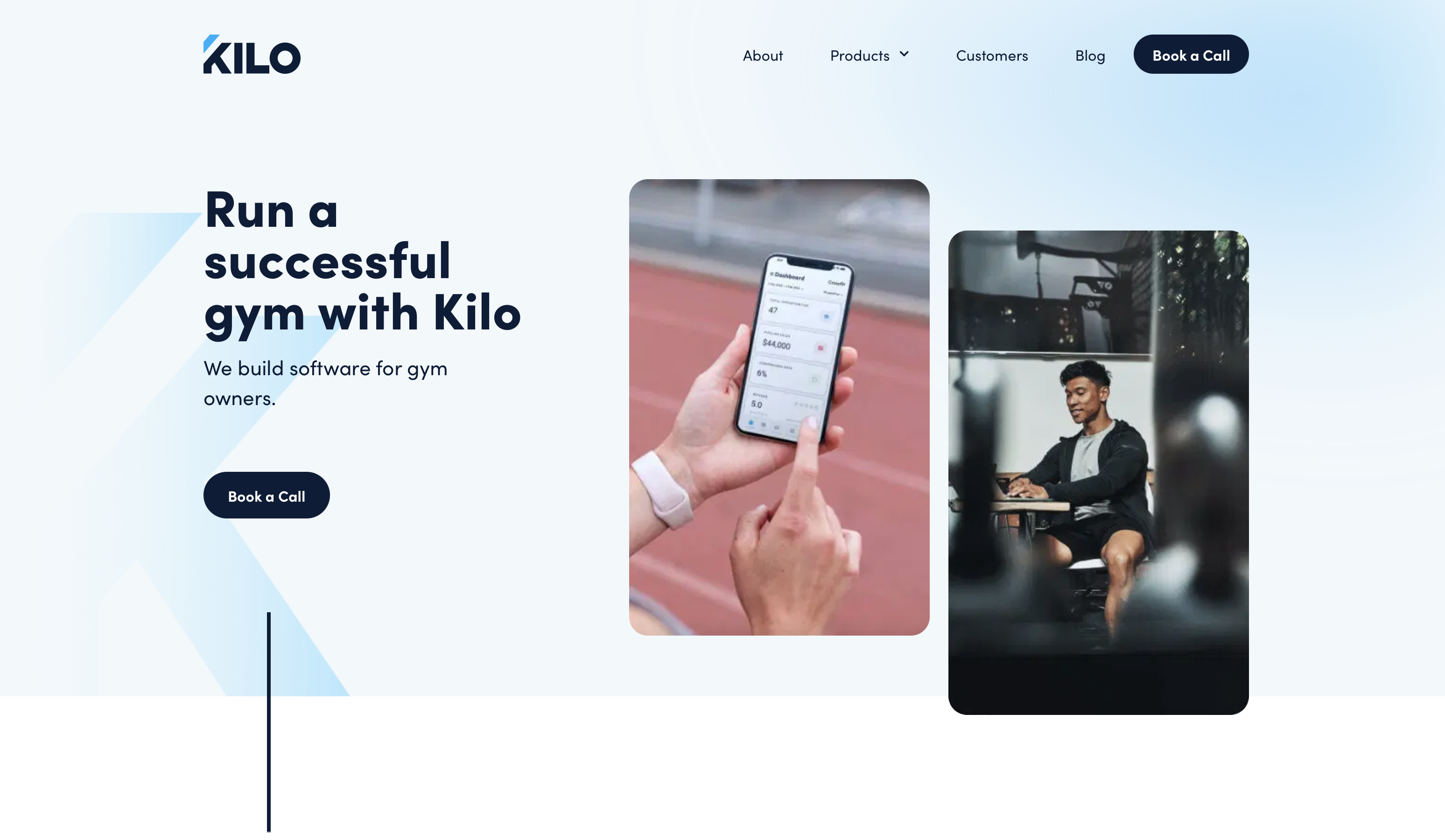 Kilo Landing page