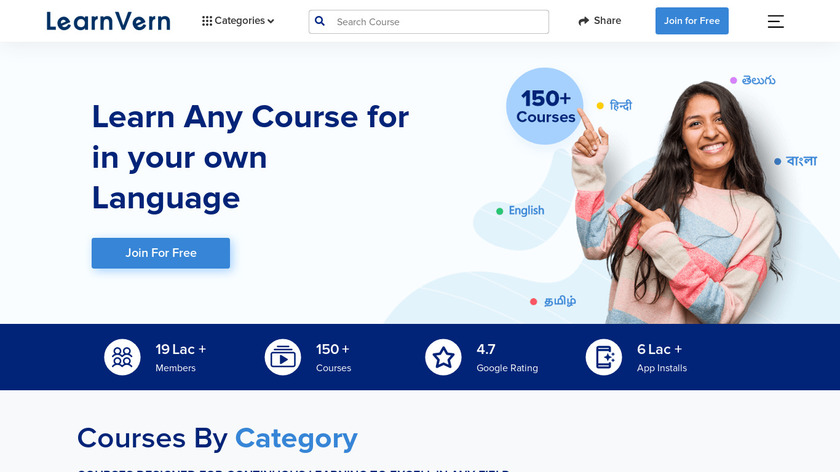 LearnVern Landing Page