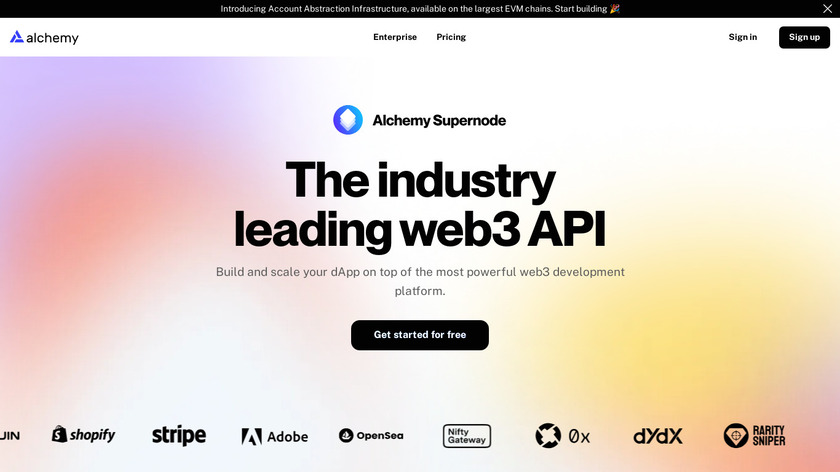 Alchemy Supernode Landing Page