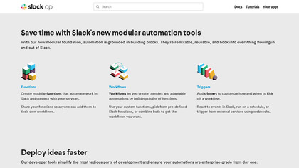 Slack Platform screenshot