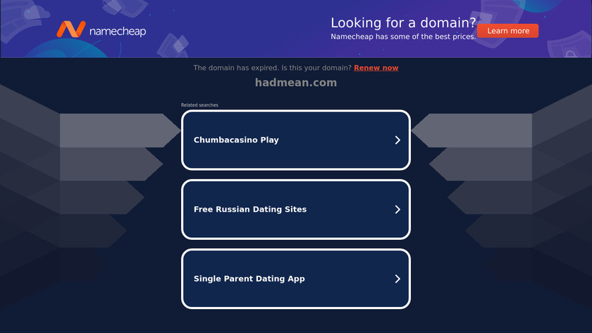 Hadmean Landing Page