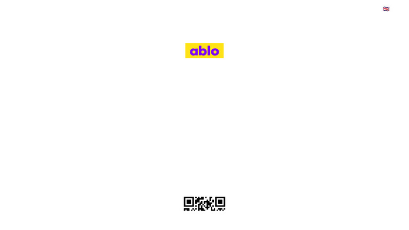 Ablo Landing Page