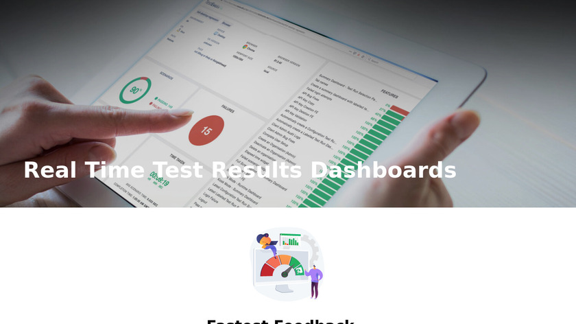 Test Evolve Real Time Reporting Landing Page