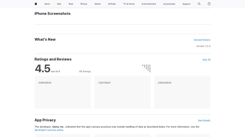 Gainy Landing Page