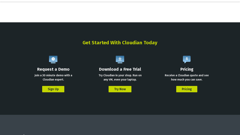 Cloudian HyperStore Landing Page