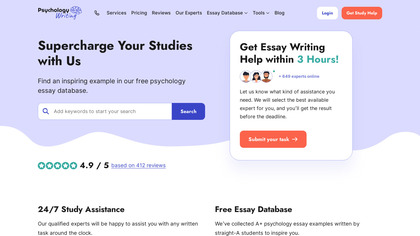 Psychology Writing image