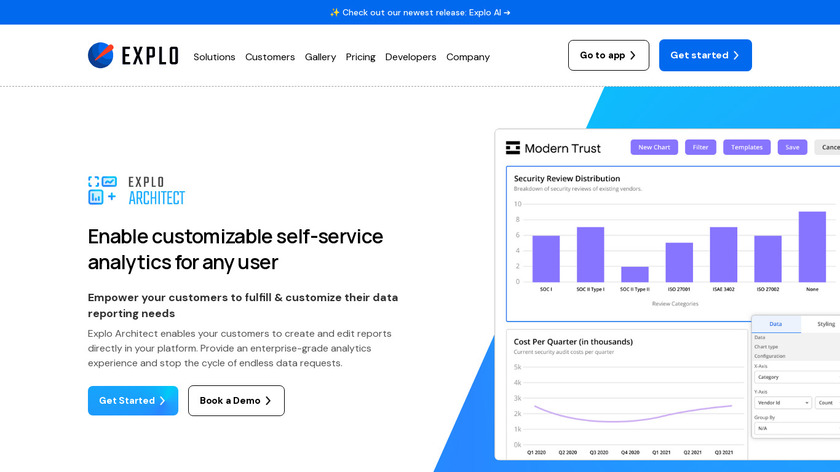 Explo Architect Landing Page
