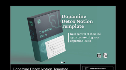 Dopamine Detox Notion Template image