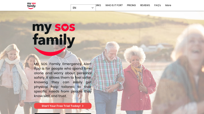 My SOS Family Landing Page