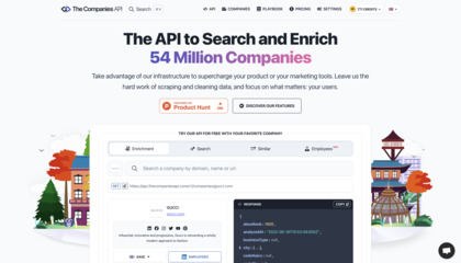 The Companies API screenshot