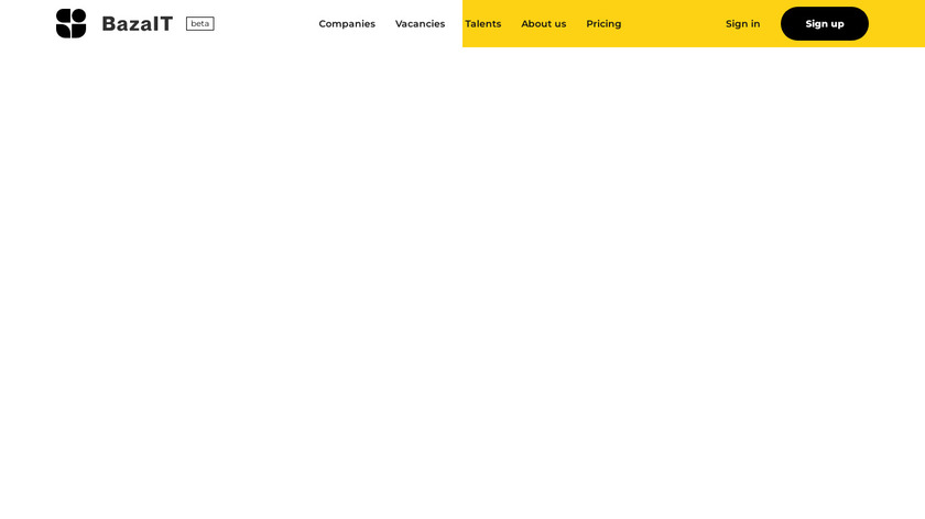 BazaIT Landing Page
