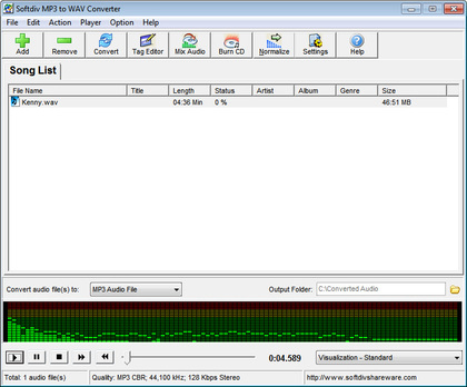 Softdiv MP3 to WAV Converter image