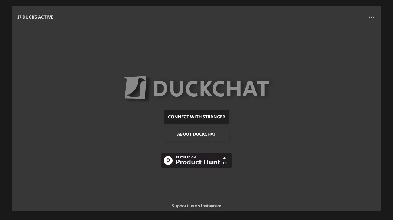Duckchat🦆 Landing page
