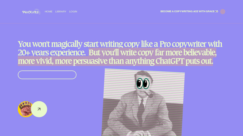 SnackableCopyTips Landing Page