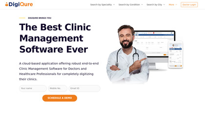 DigiQure Clinic Management Software image