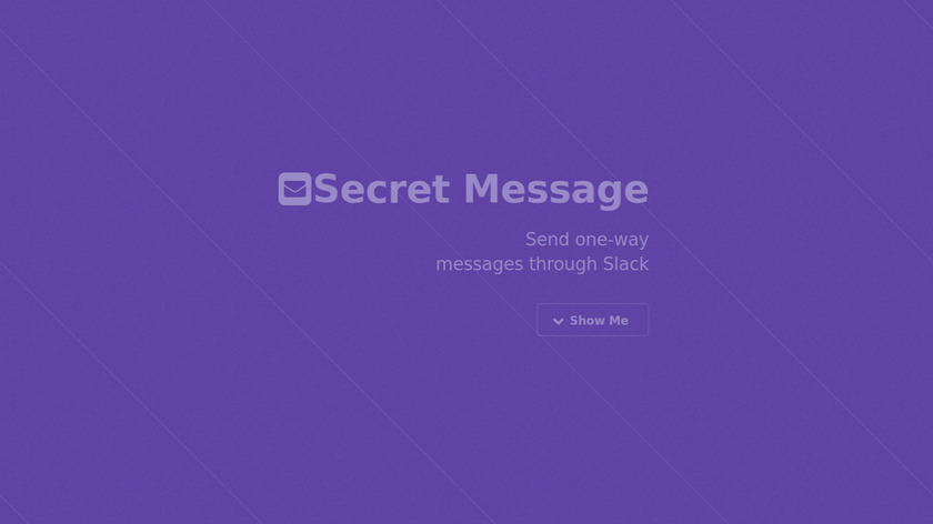 Secret Message Landing Page
