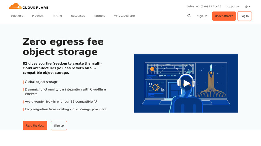 Cloudflare R2 Landing Page